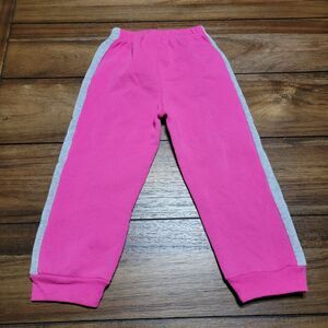 Diva Toddler's Sweat Pants Pink w/ Grey Stripe - Size 4T
